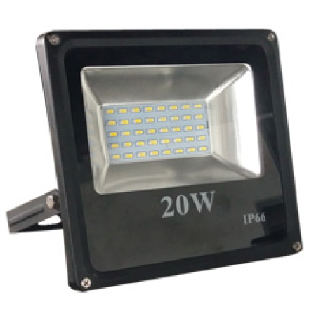 LED Slim Прожектор 20W 100-265V 1200Lm 4500K IP65
