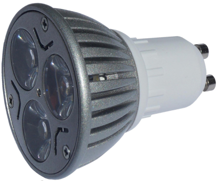 LED Крушка /3брx1W/ GU10 4200K,170lm 220V LB Light