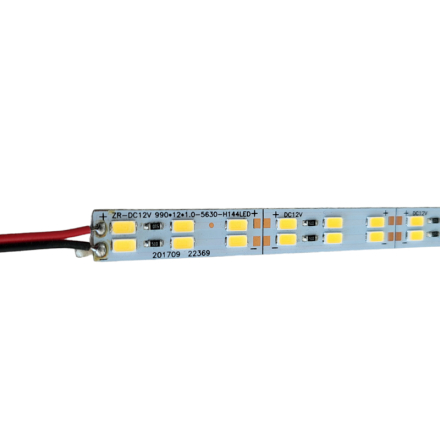 LED платка L100cm length, DC12V 144leds, 5730smd, each 6pcs led may cut,1500lm