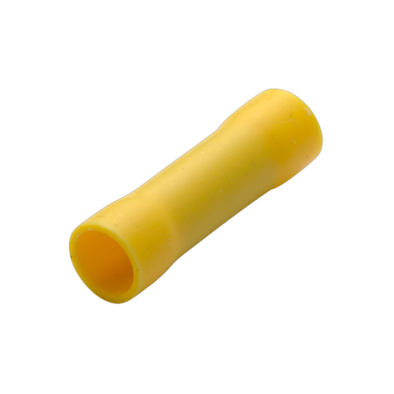 Изолиран кабелен втулков съединител 4-6mm2, 100 бр., L=26mm, цвят жълт