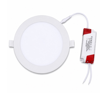 Кръгъл LED панел, 15 W, 1050 lm, 3000 K, Ø190 мм (монтажен отвор Ø175 мм), IP20, LB LIGHT