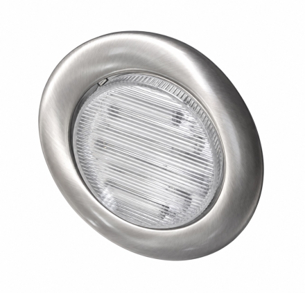 Кръгла луна за вграждане, мат хром, GX53, 9 W, LB LIGHT